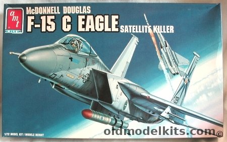 AMT 1/72 McDonnell Douglas F-15C Eagle Satellite Killer with ASAT - 318th FIS Air Defense Command USAF, 8826 plastic model kit